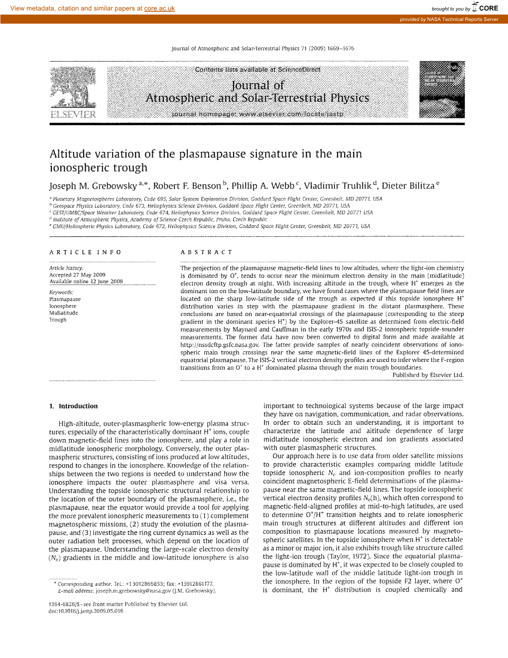 Altitude Variation of the Plasmapause Signature in the Main Ionospheric Trough