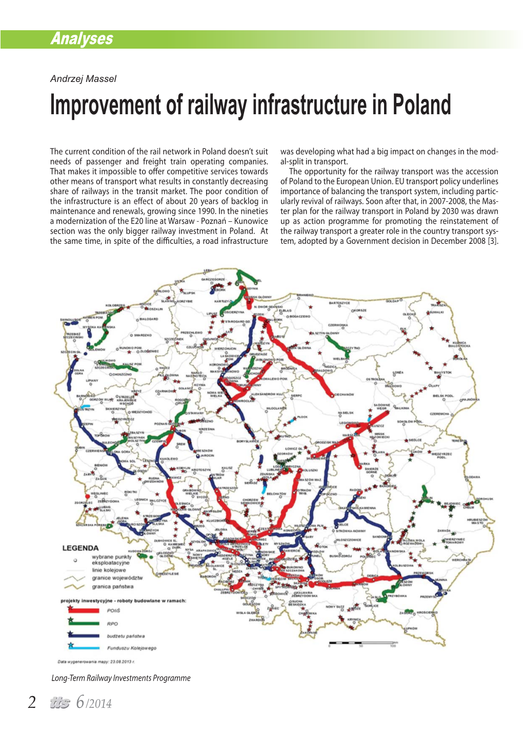 Improvement of Railway Infrastructure in Poland