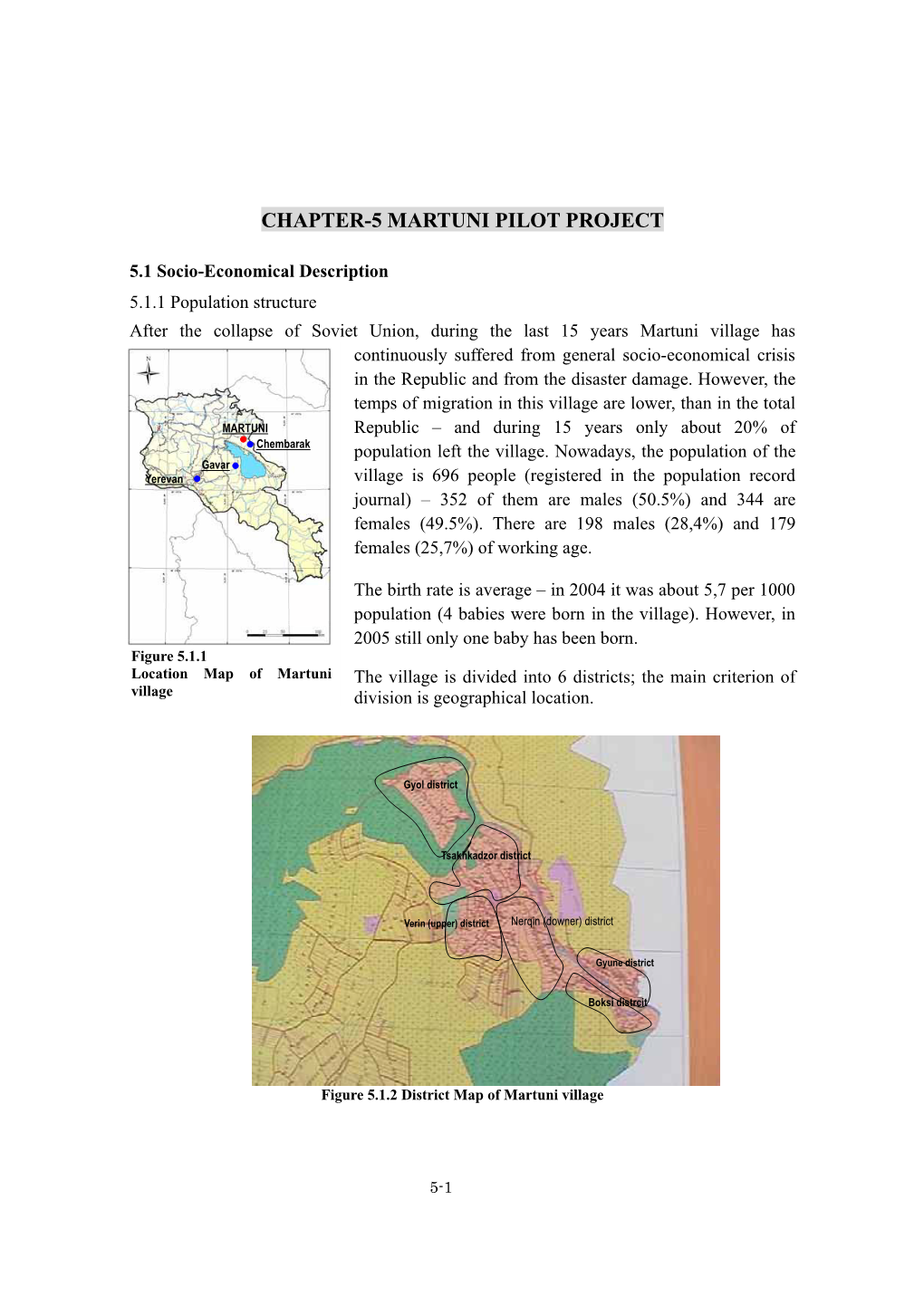 Chapter-5 Martuni Pilot Project