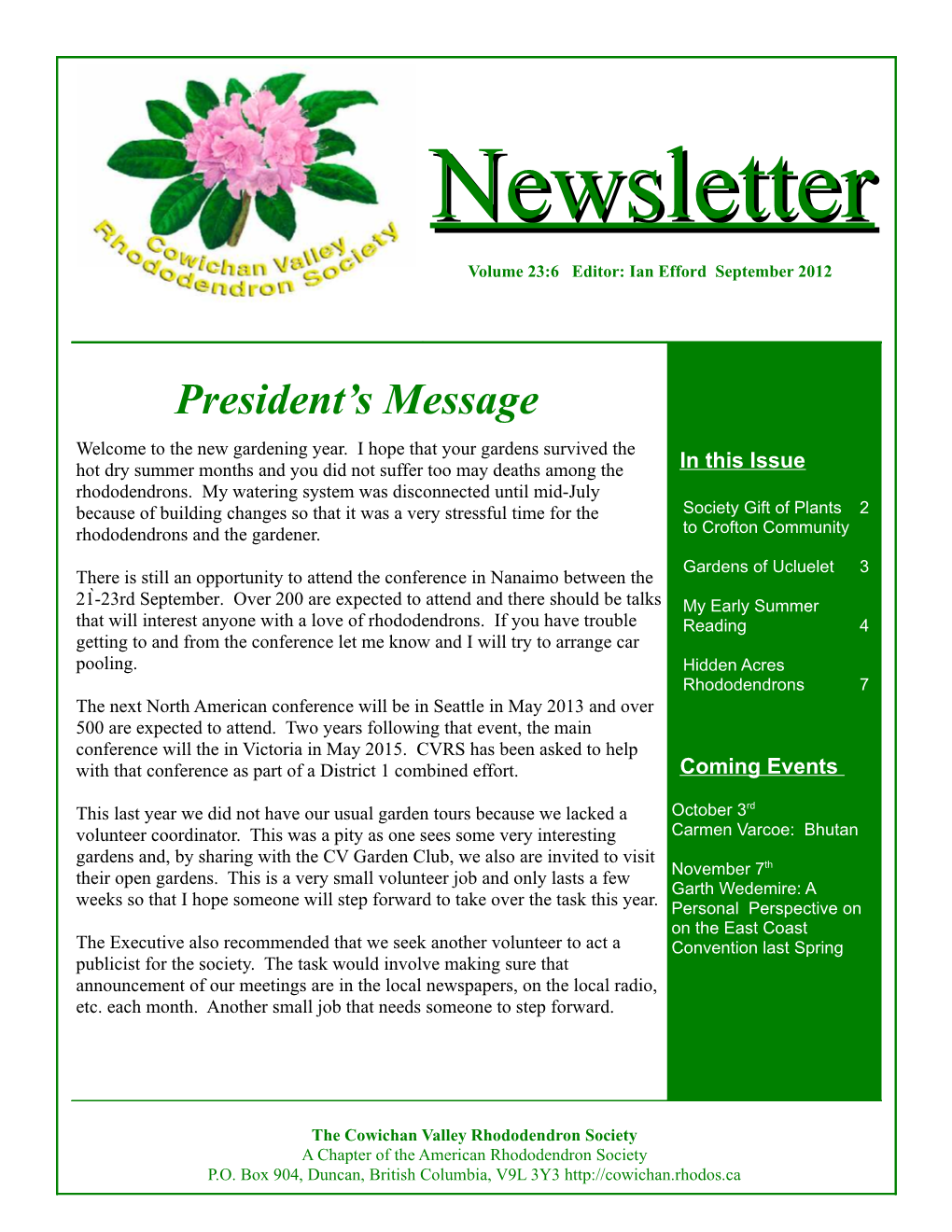 Newsletternewsletter