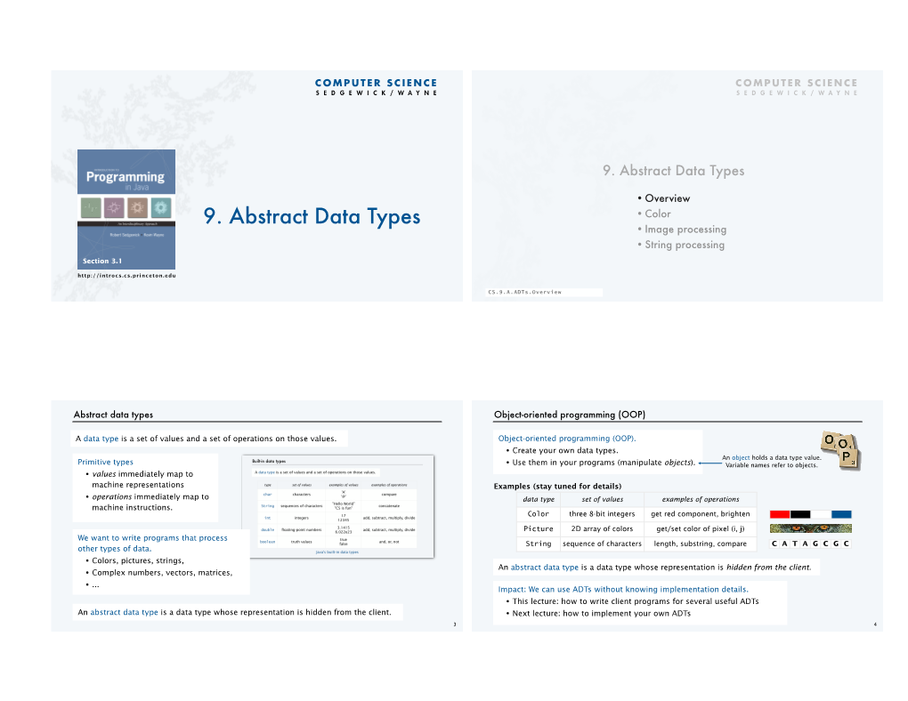 9. Abstract Data Types