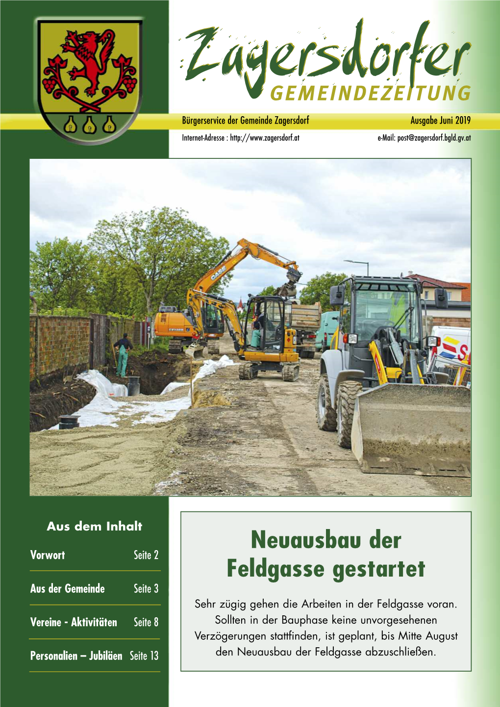 Gemeindezeitung Juni 2019