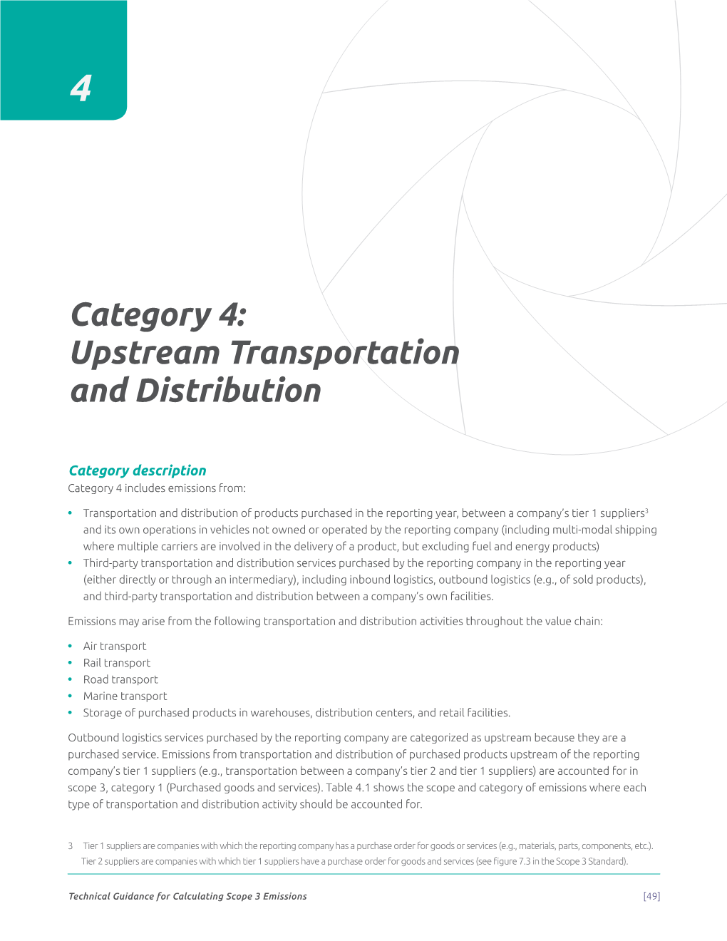 Category 4: Upstream Transportation and Distribution