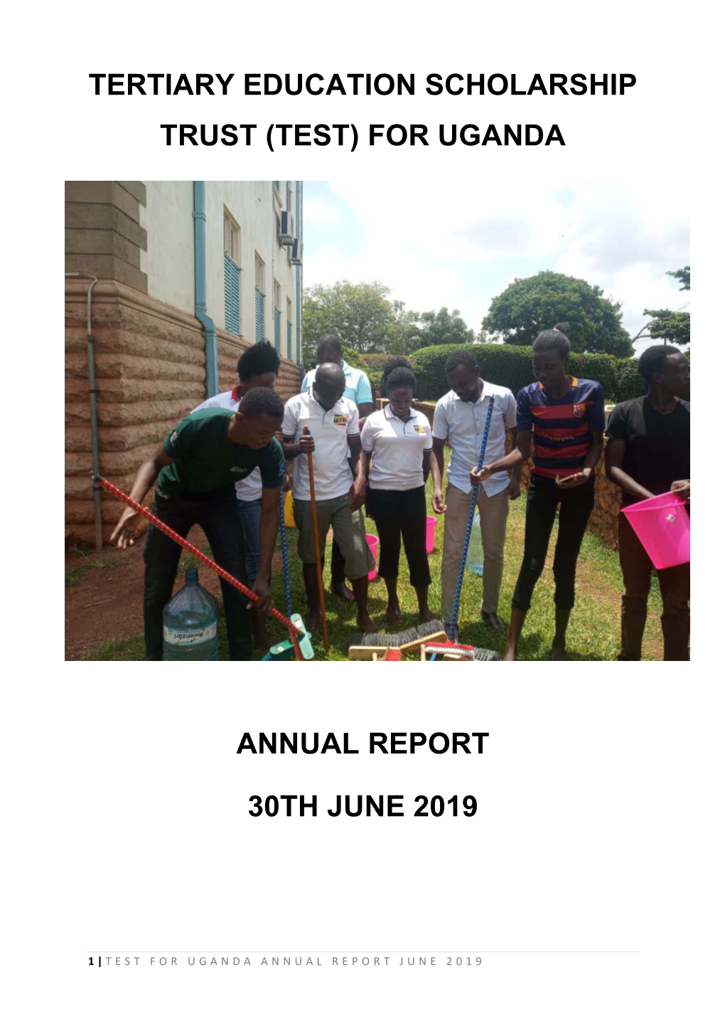 (Test) for Uganda Annual Report 30Th June 2019