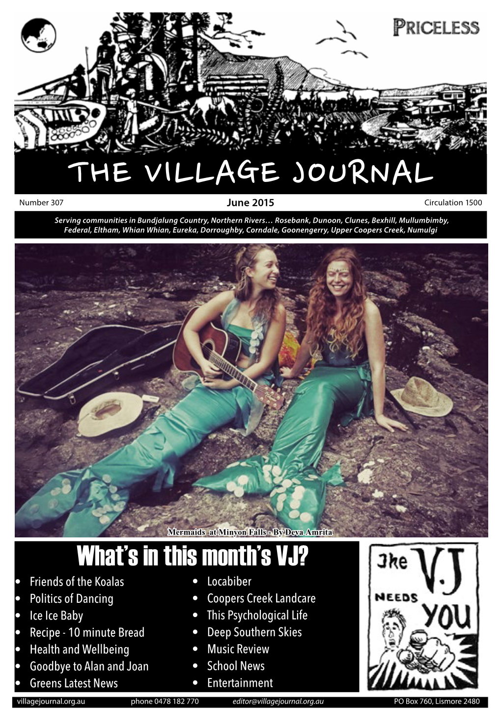 VILLAGE JOURNAL Number 307 June 2015 Circulation 1500