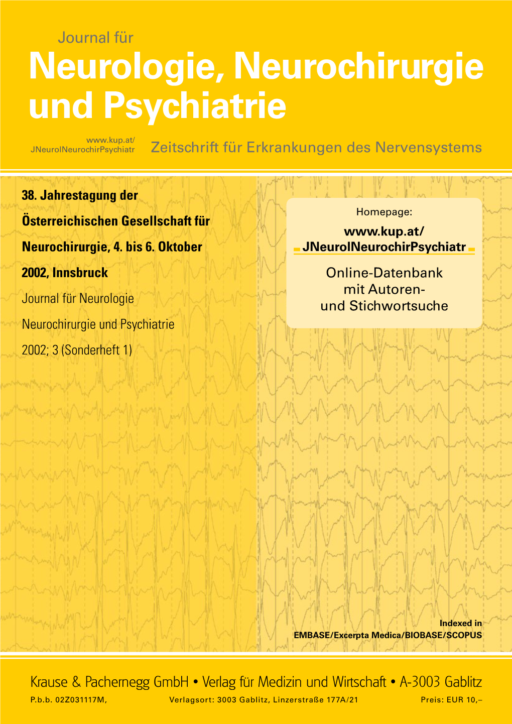 38. Jahrestagung Der Österreichischen Gesellschaft Für