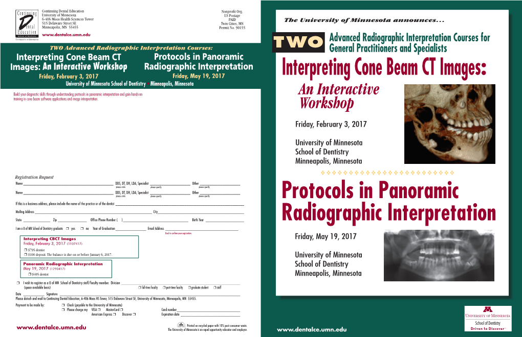 Protocols in Panoramic Radiographic Interpretation Interpreting Cone Beam CT Images