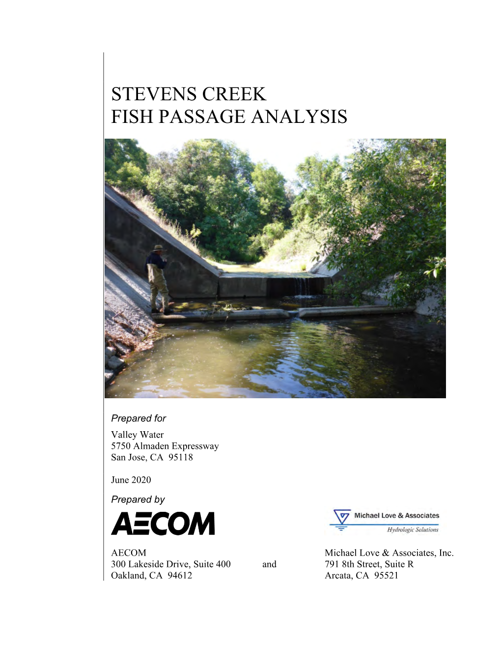 Stevens Creek Fish Passage Analysis