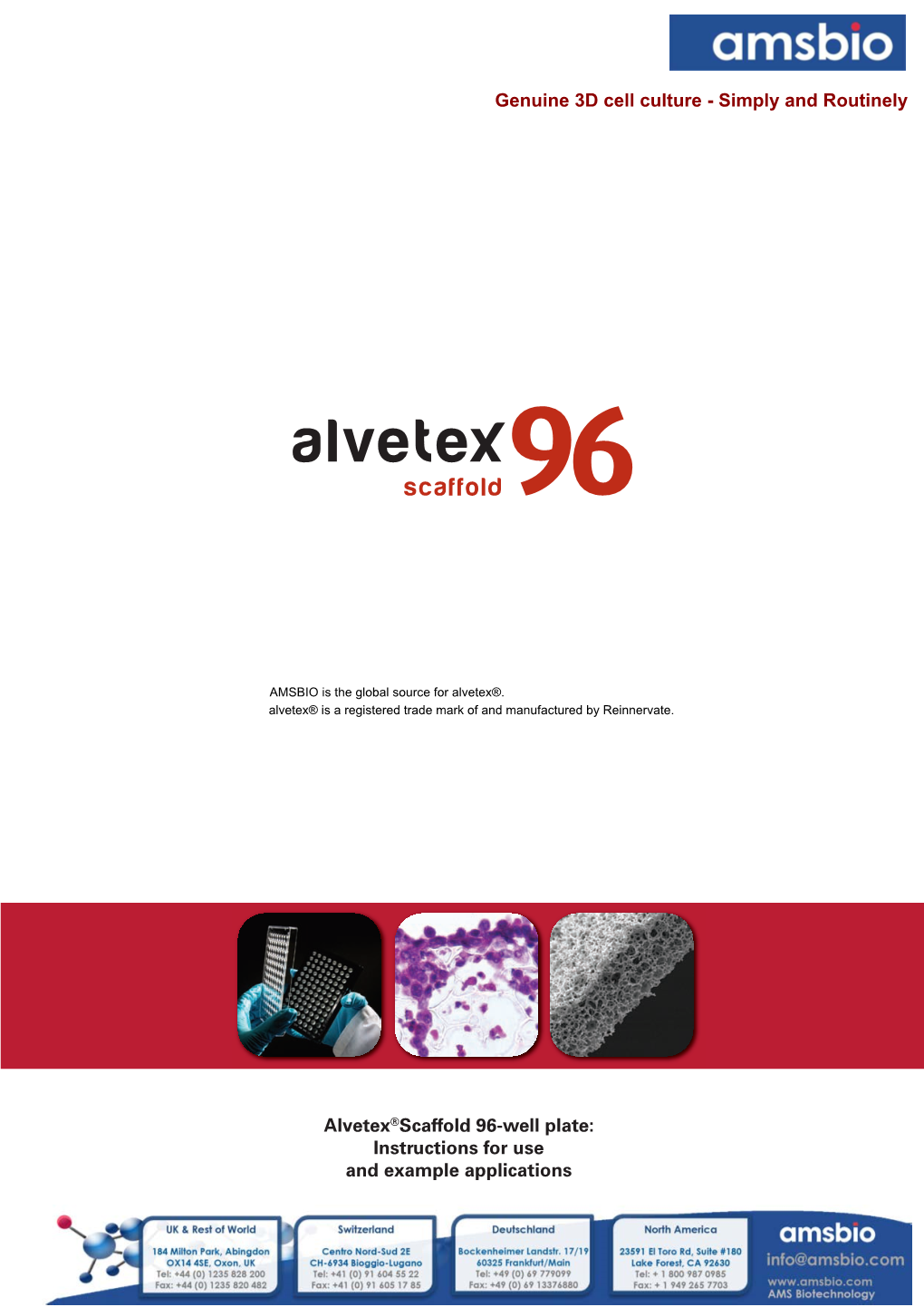 Alvetex®Scaffold 96-Well Plate
