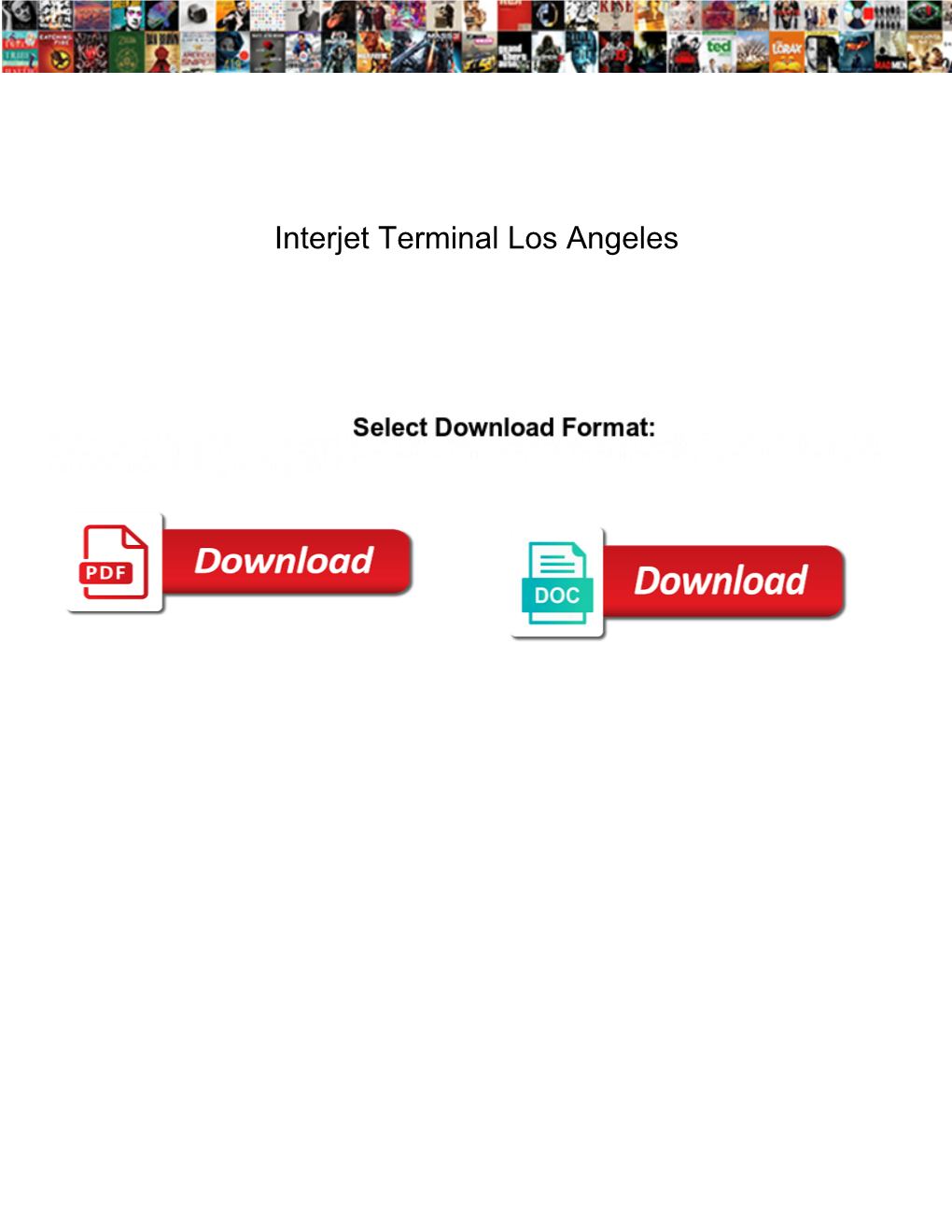 Interjet Terminal Los Angeles