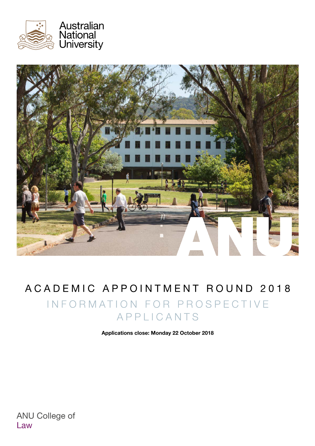 Academic Appointment Round 2018 Information for Prospective Applicants