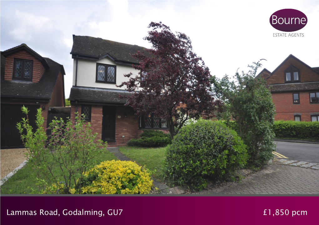 Lammas Road, Godalming, GU7 £1,850 Pcm Lammas Road, Godalming, GU7