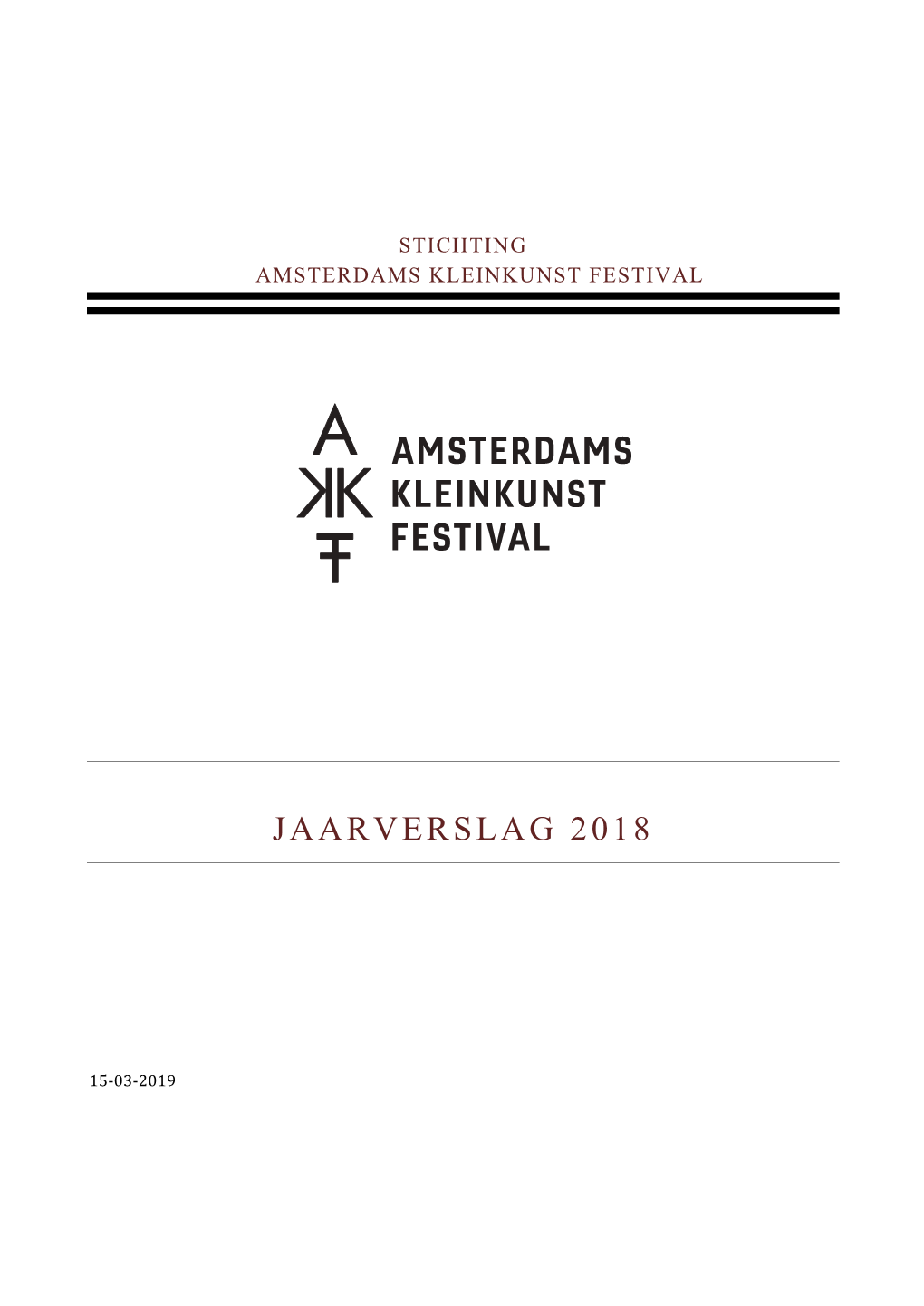 AKF Jaarverslag 2018