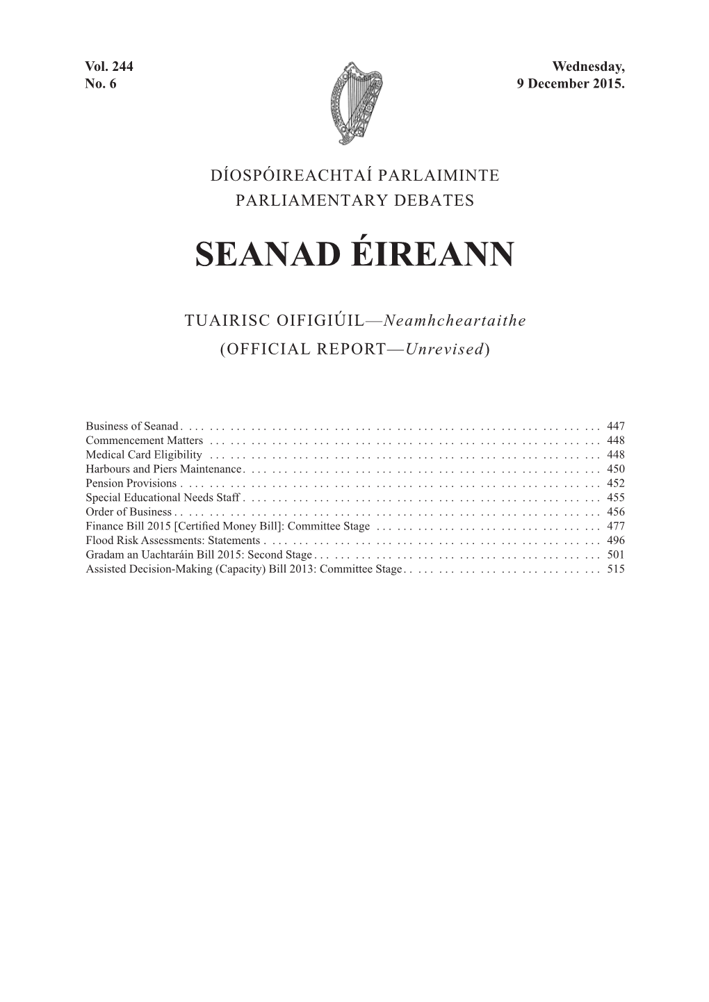 Seanad Éireann