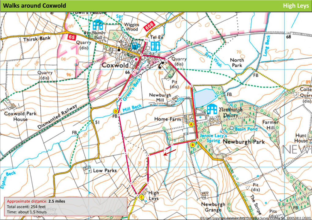 Walks Around Coxwold High Leys