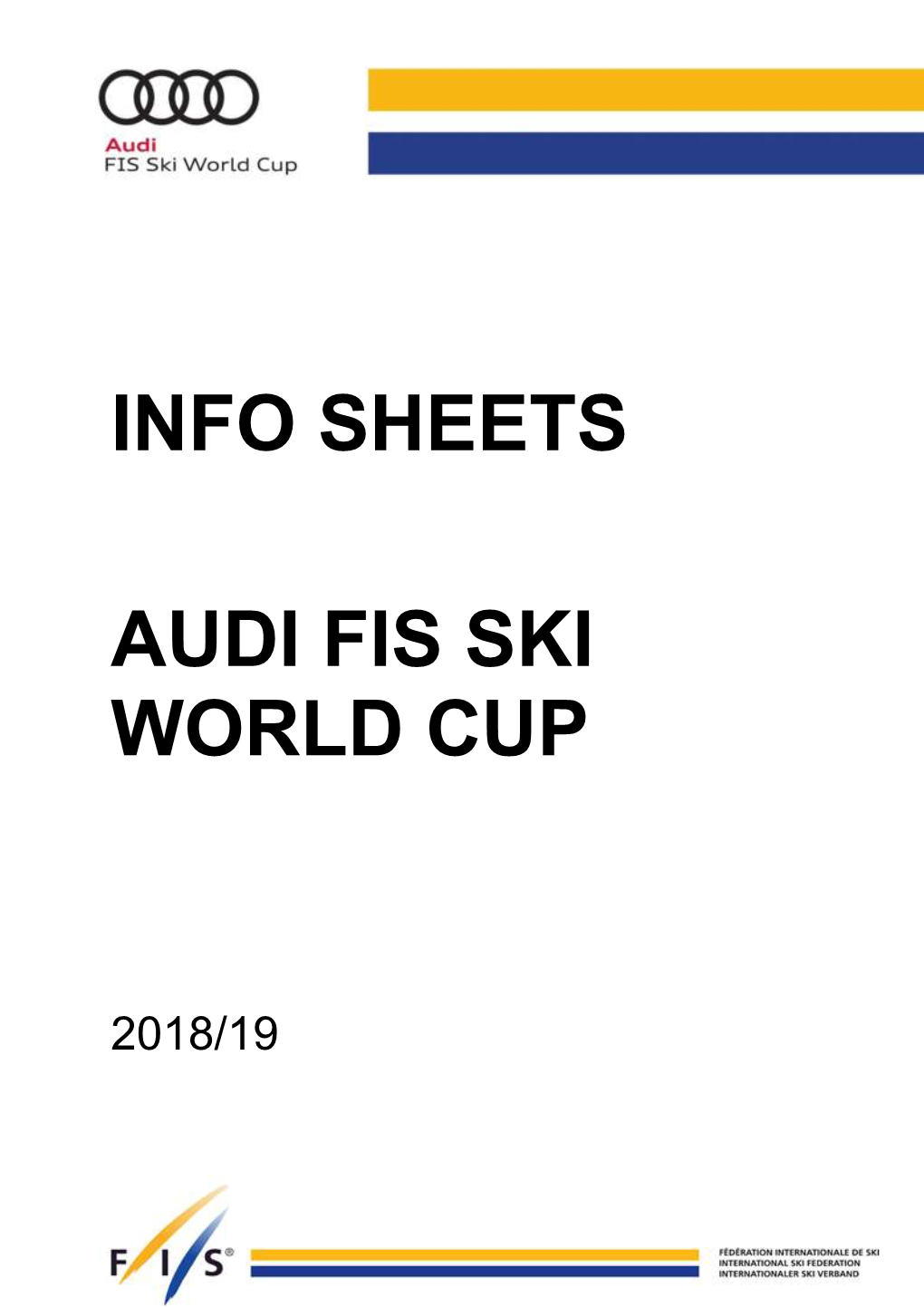 Info Sheets Audi Fis Ski World