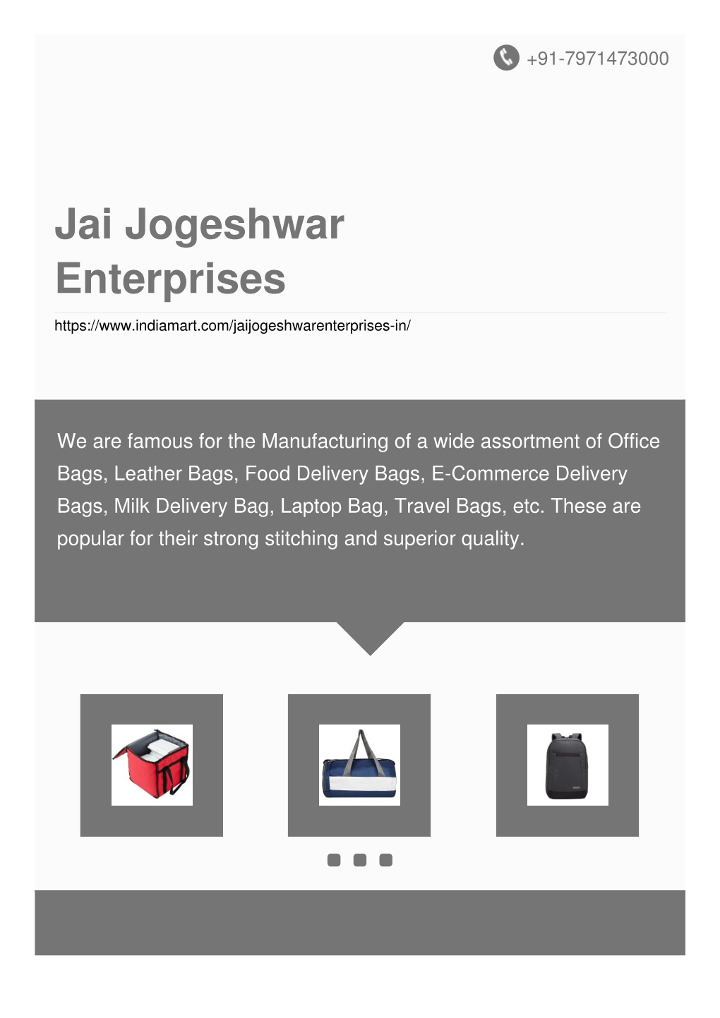 Jai Jogeshwar Enterprises