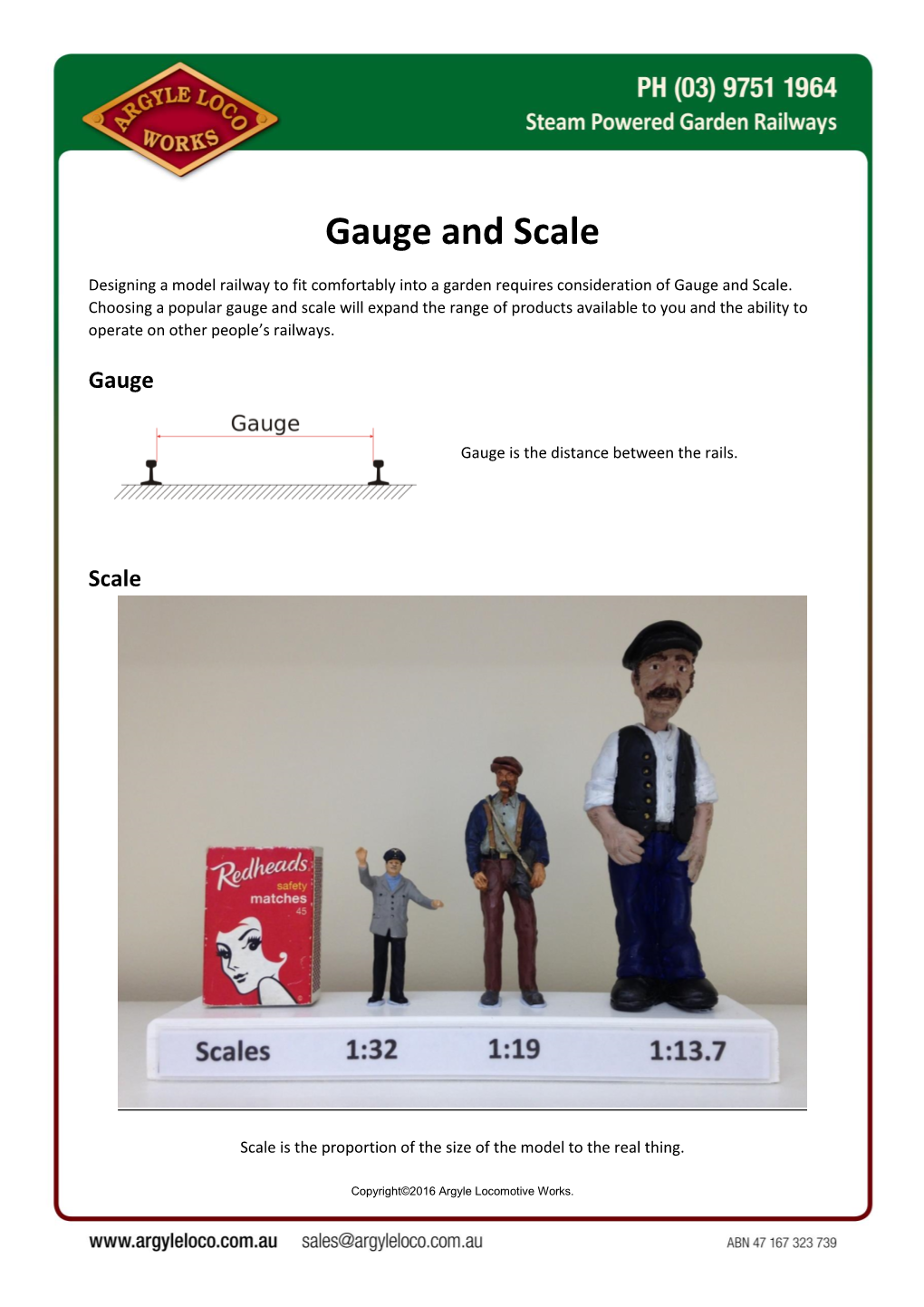 Gauge and Scale