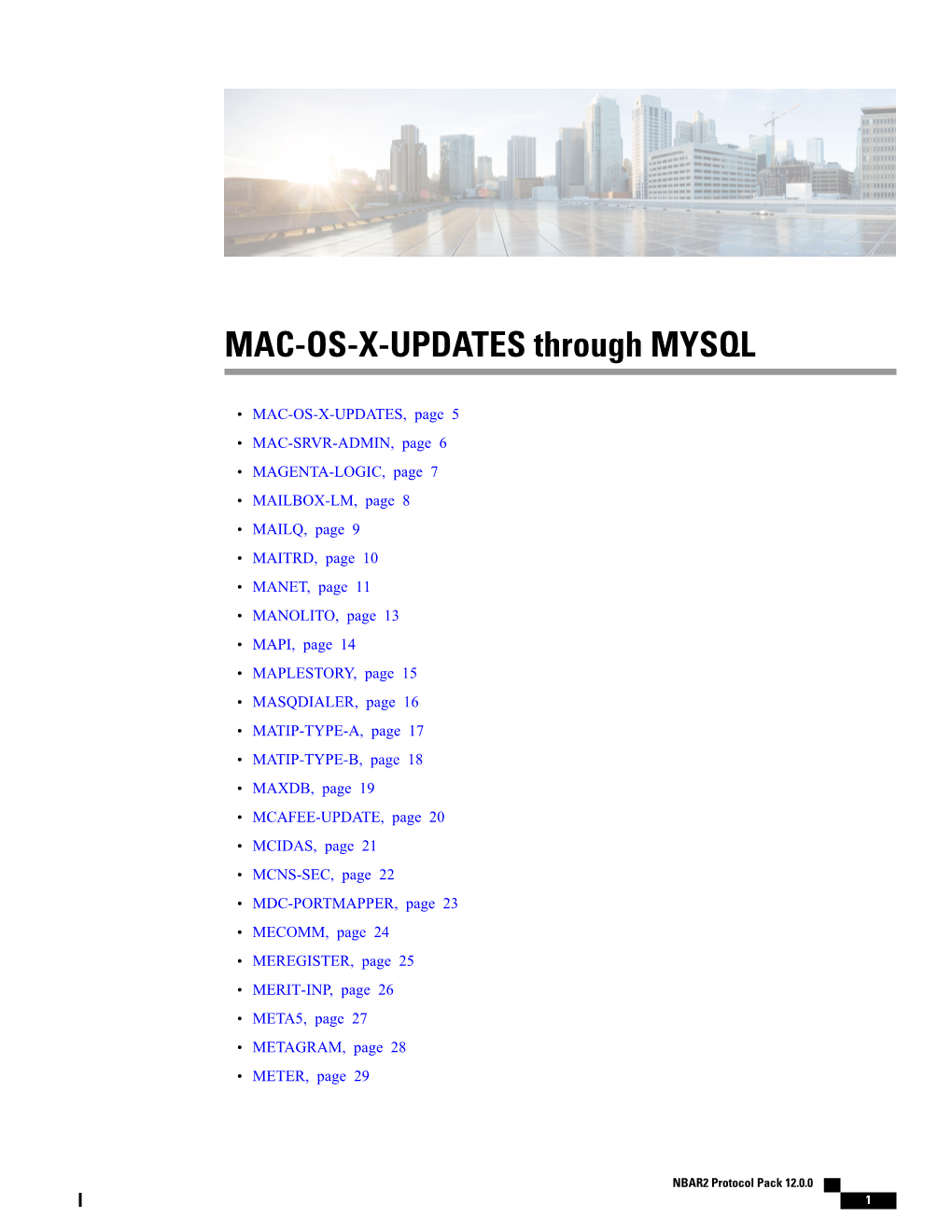 MAC-OS-X-UPDATES Through MYSQL