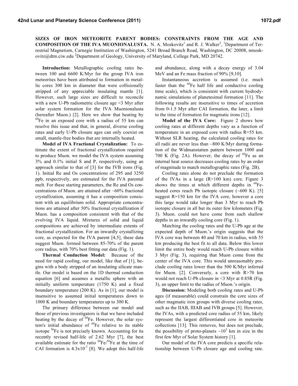 Sizes of Iron Meteorite Parent Bodies: Constraints from the Age and Composition of the Iva Muonionalusta