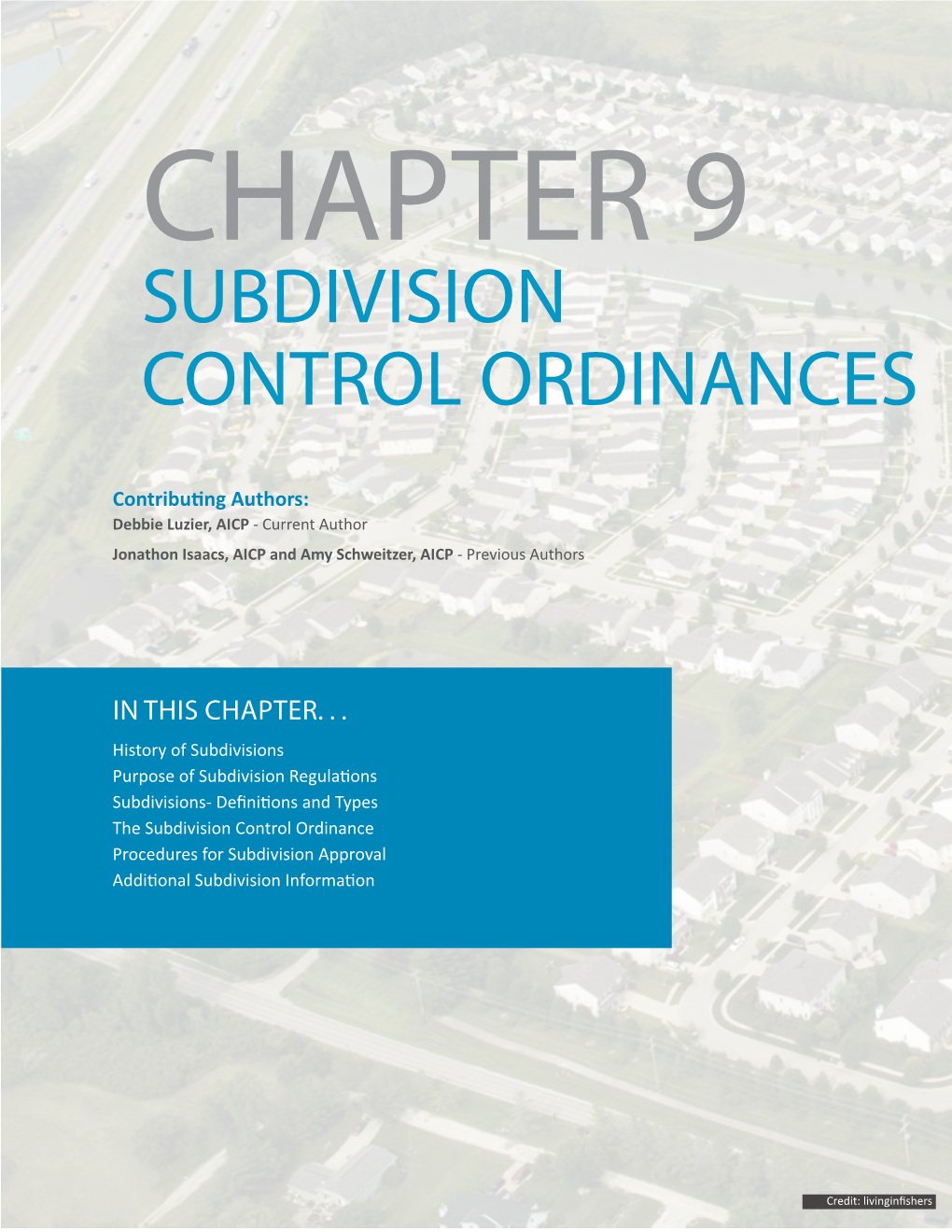 Subdivision Control Ordinances