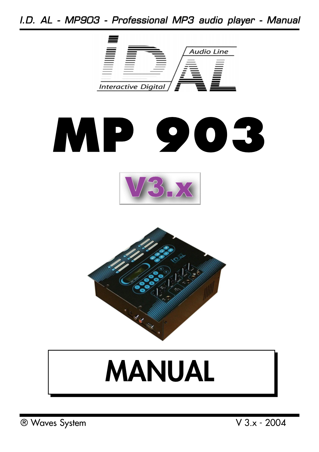 MP903 English Manual V2 Pages Separees