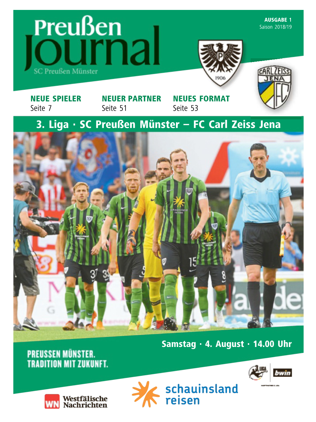 3. Liga · SC Preußen Münster – FC Carl Zeiss Jena