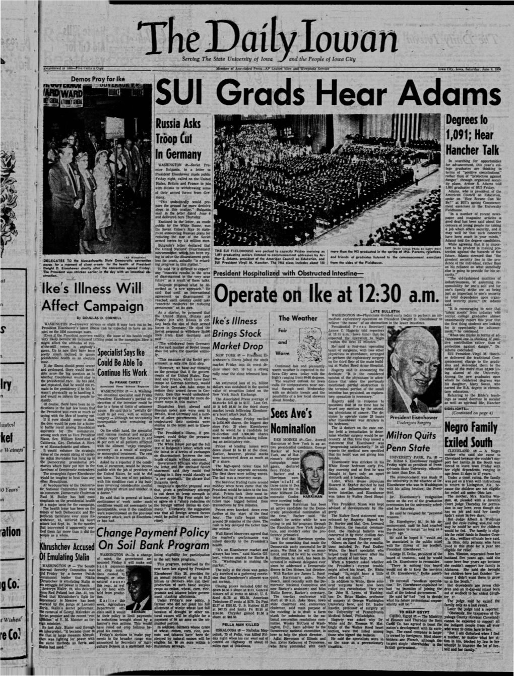 Daily Iowan (Iowa City, Iowa), 1956-06-09