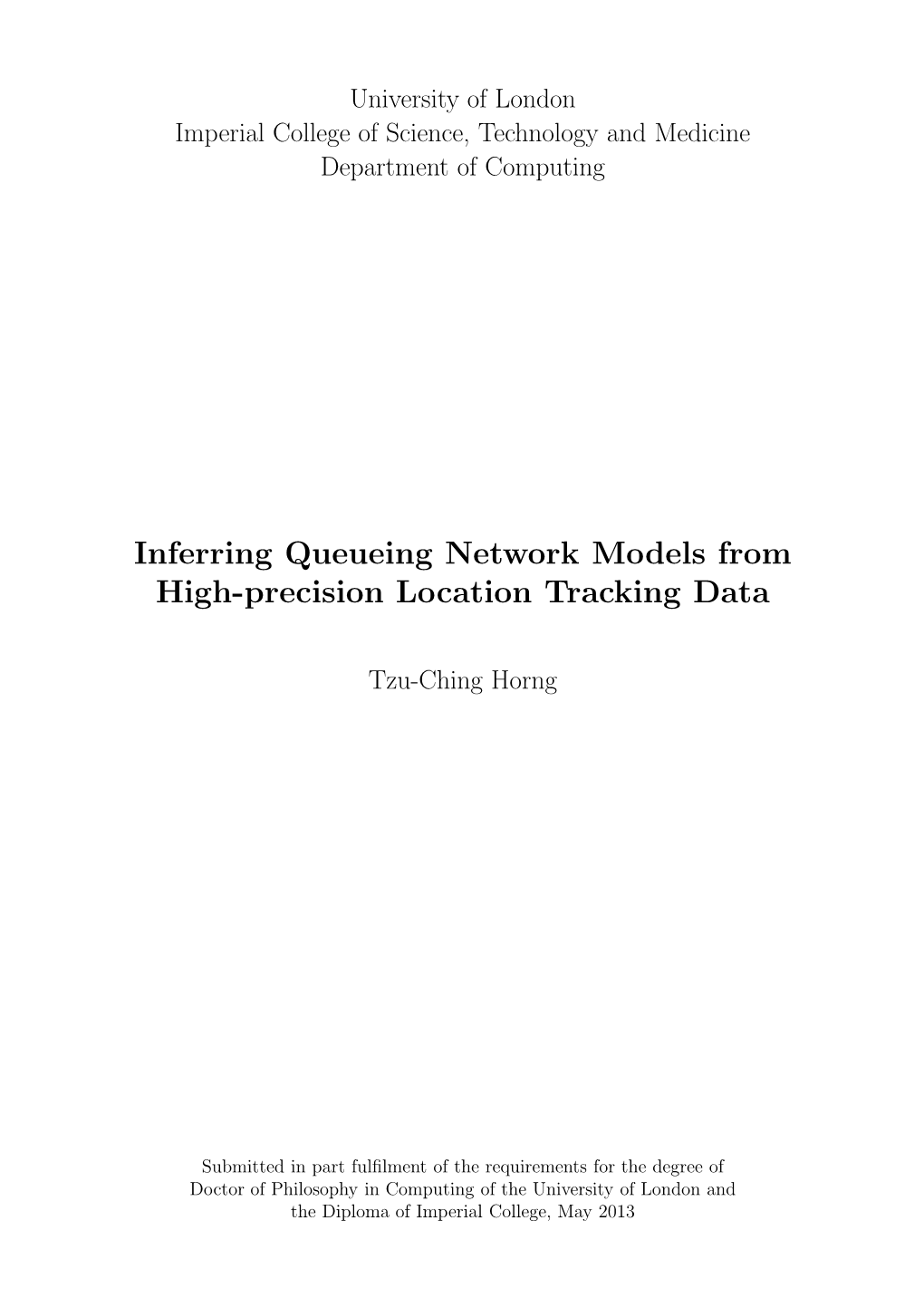 Inferring Queueing Network Models from High-Precision Location Tracking Data
