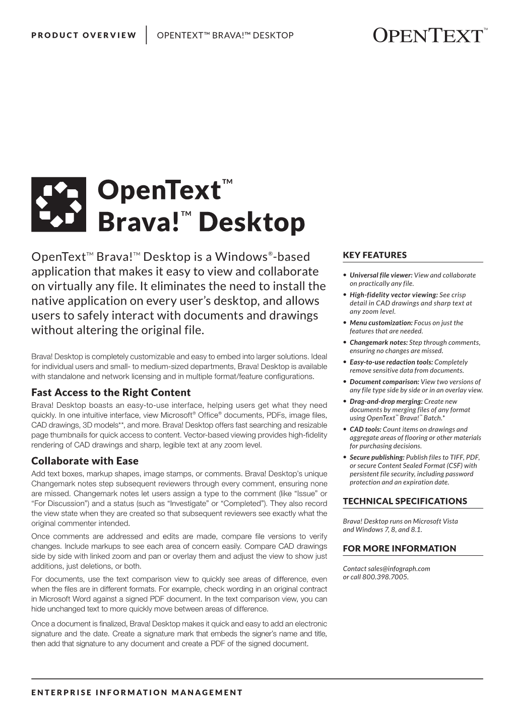 Opentext Brava! Desktop