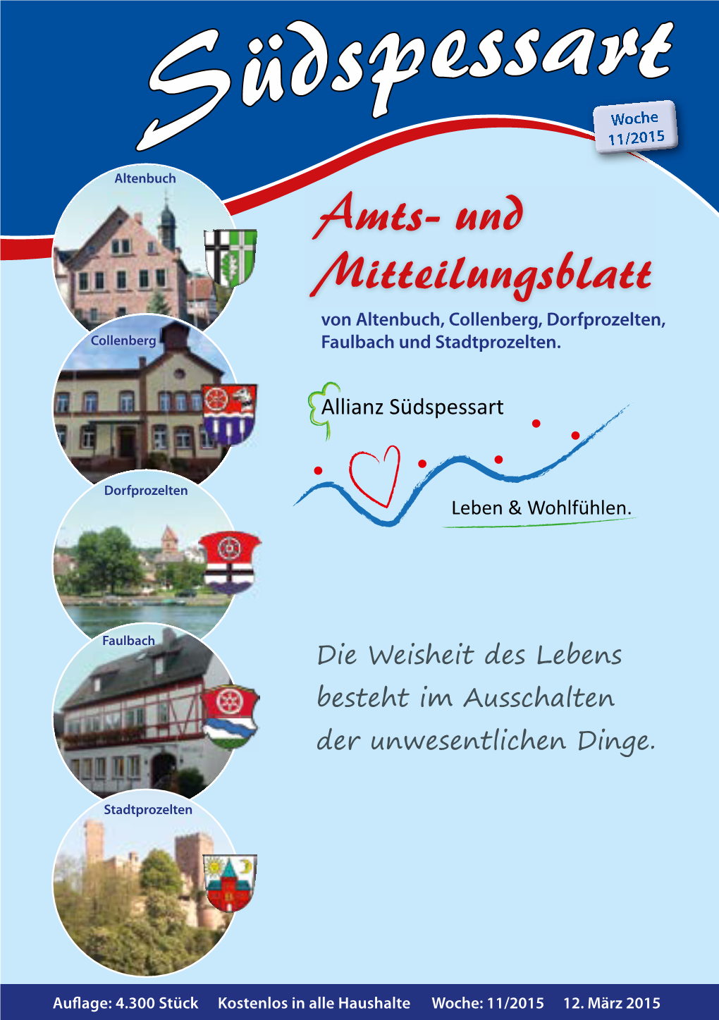 Südspessart Vom 12.3.2015 – Seite 2 Gemeinde Altenbuch Amtliches