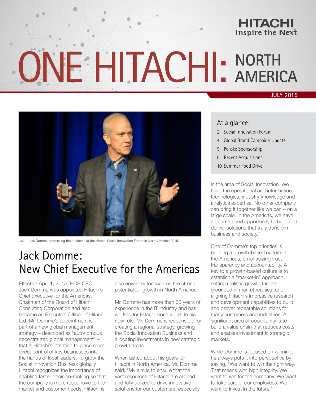 Hitachi Newsletter