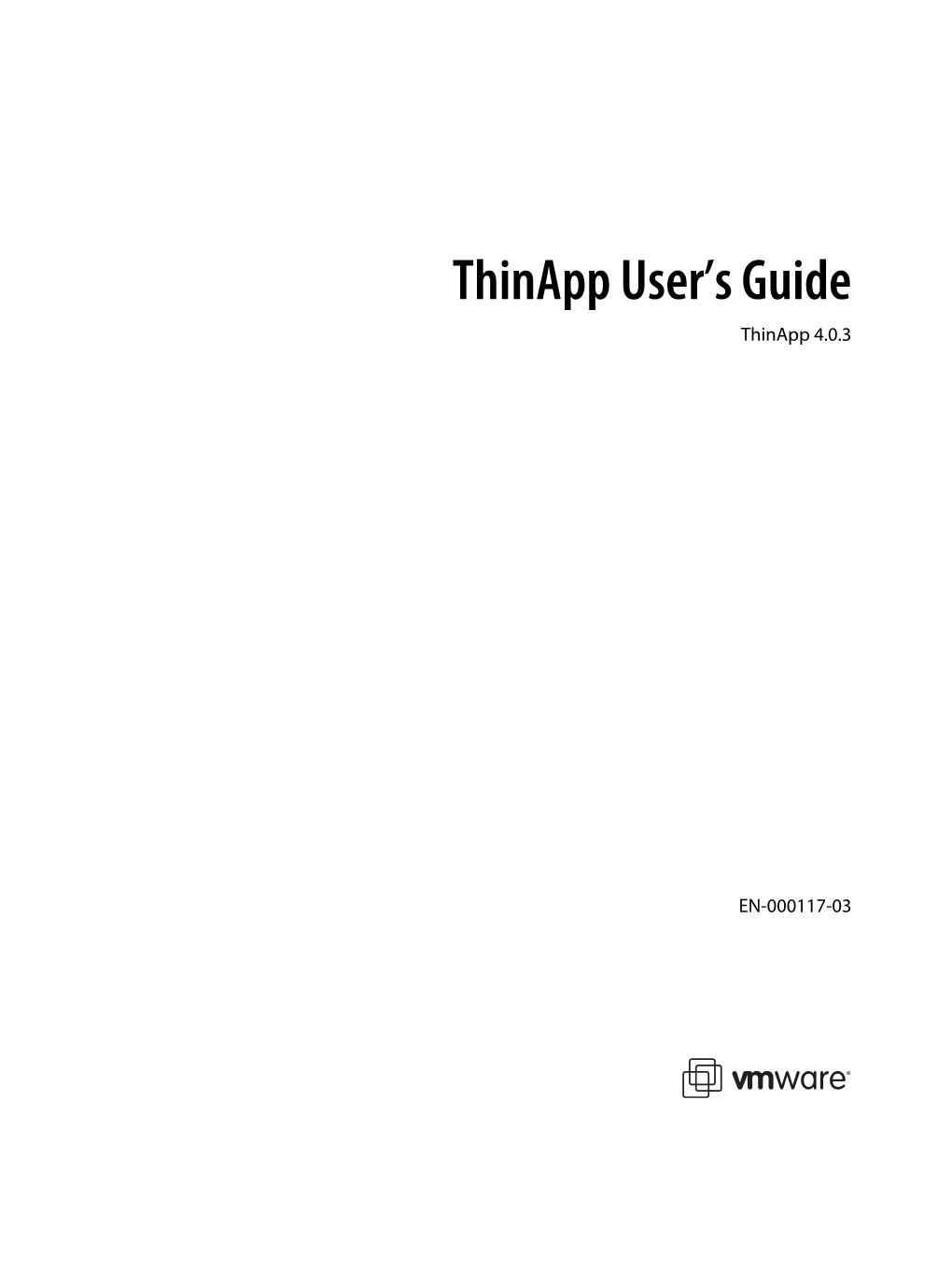 Thinapp User's Guide