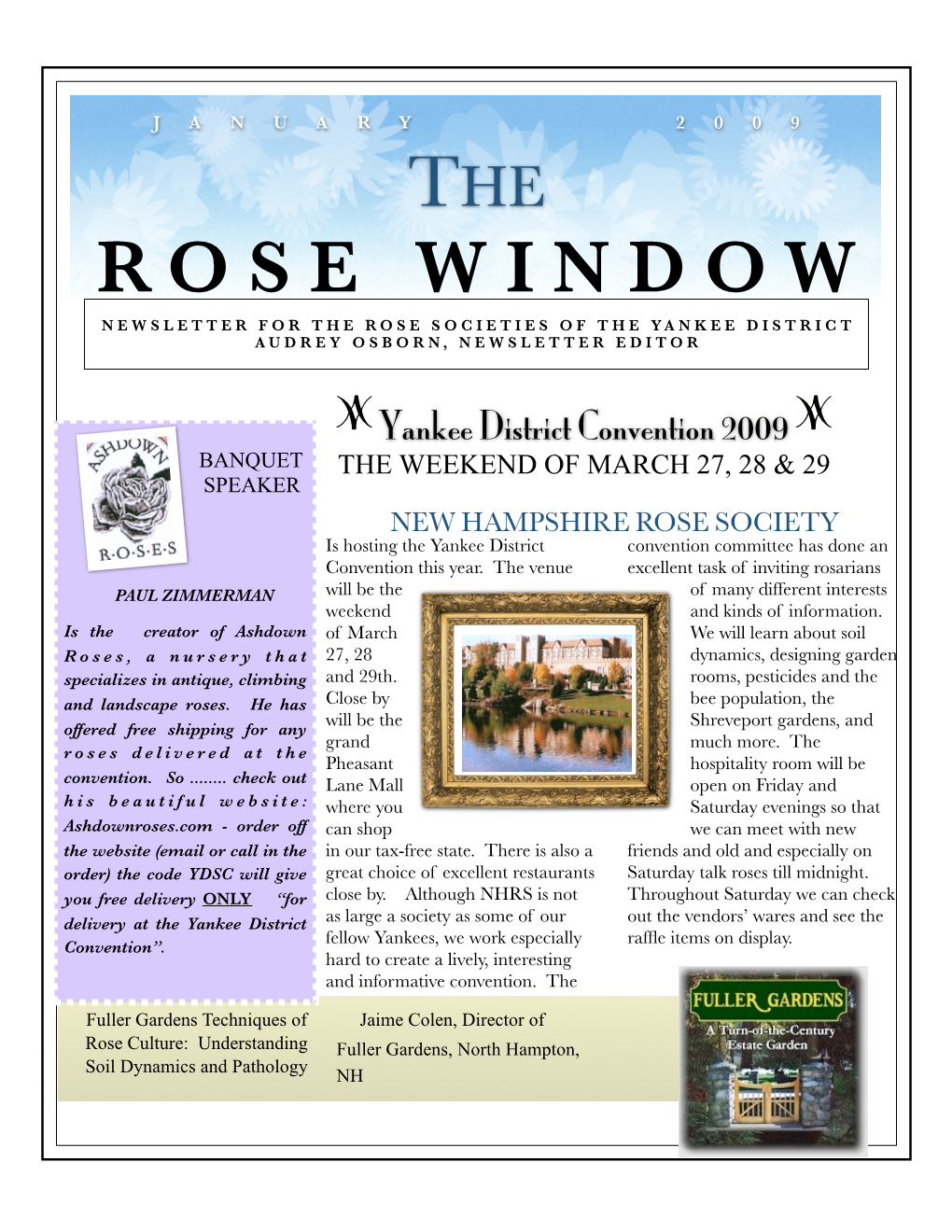 Rose Window 2009 This