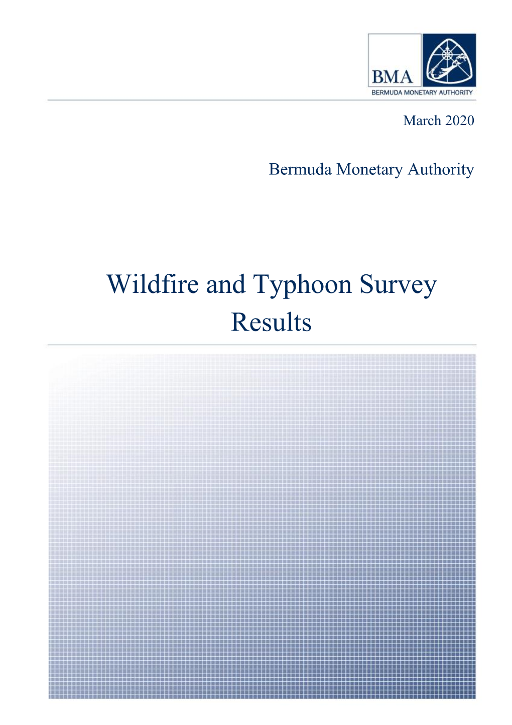 Wildfire and Typhoon Survey Results