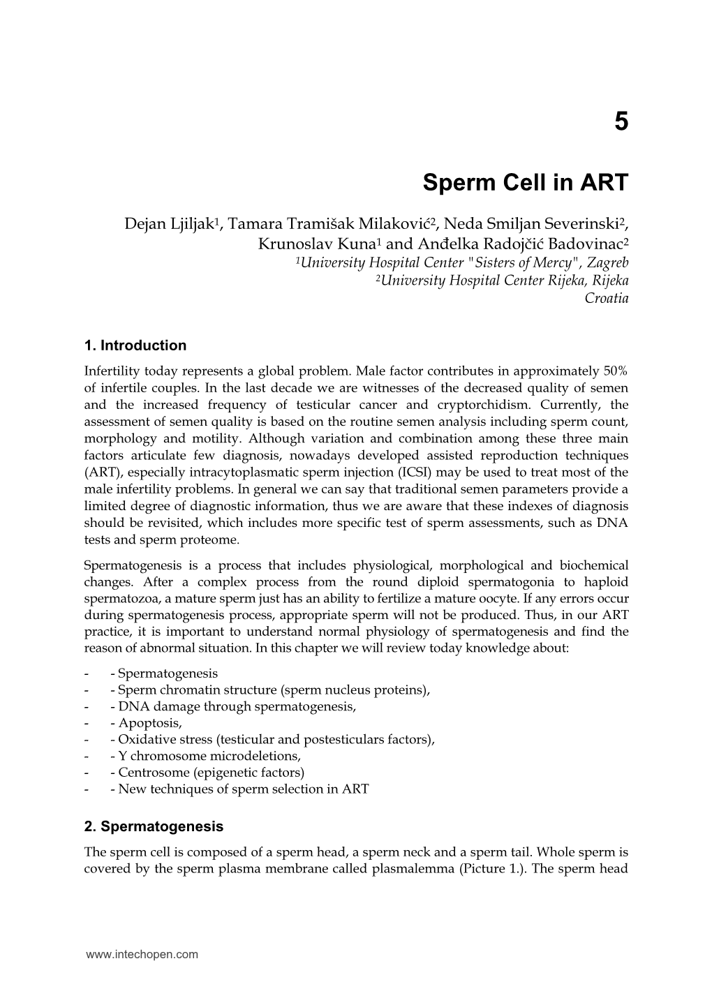Sperm Cell in ART