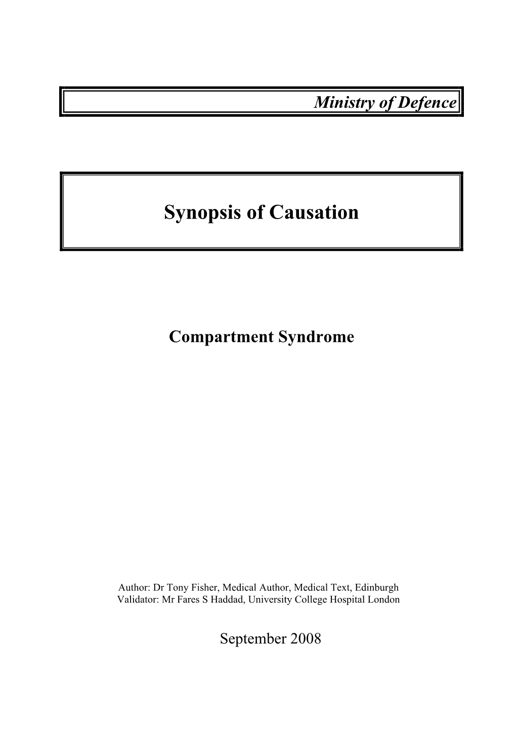 Compartment Syndrome