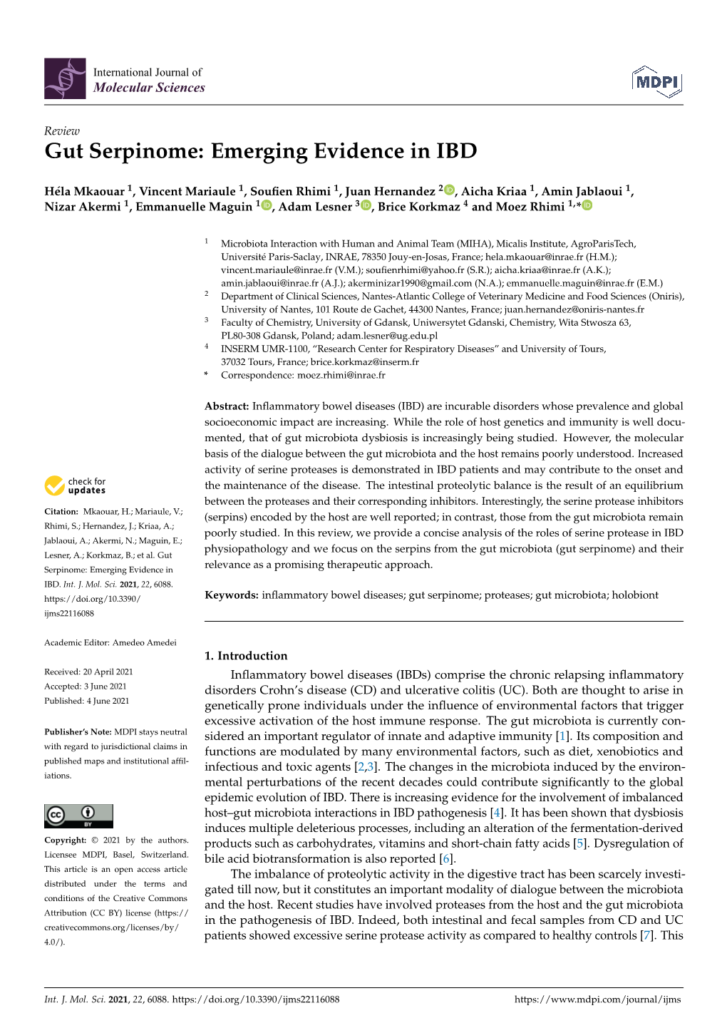 Emerging Evidence in IBD