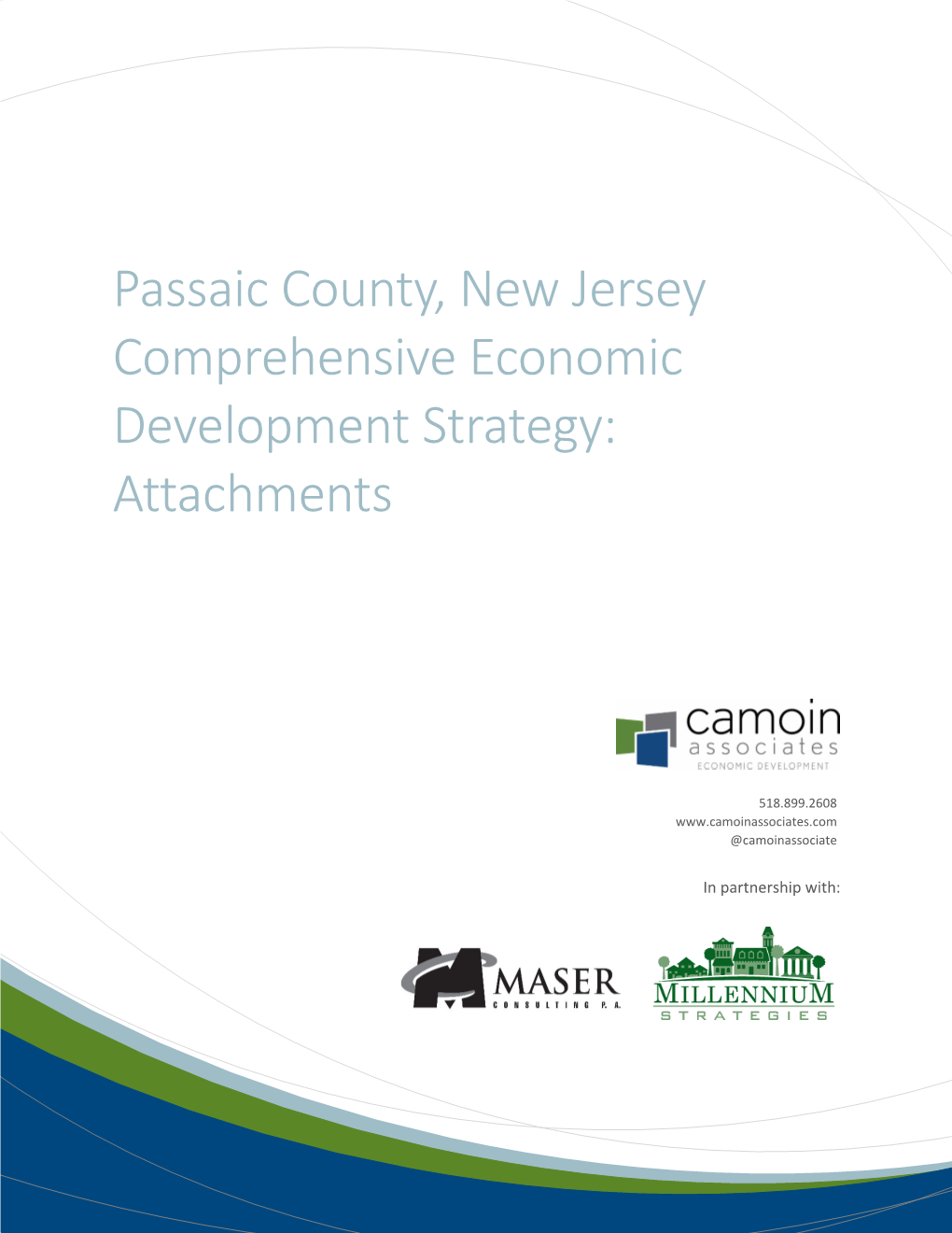 Passaic County, New Jersey Comprehensive Economic Development Strategy: Attachments