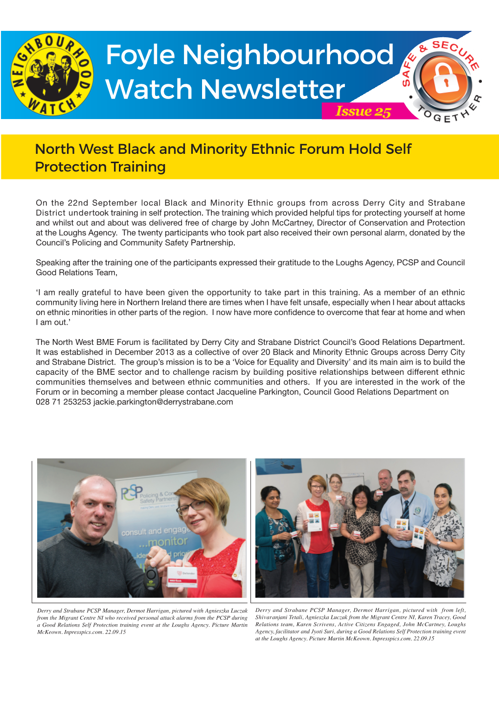 Foyle Neighbourhood Watch Newsletters