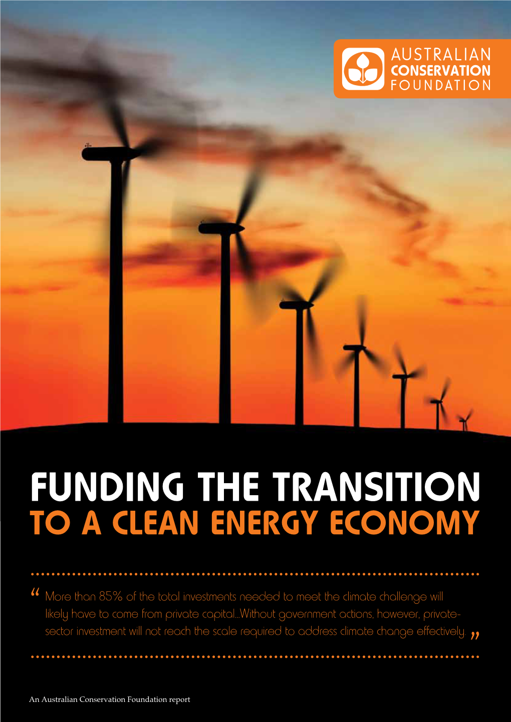 Funding the Transition to a Clean Energy Economy