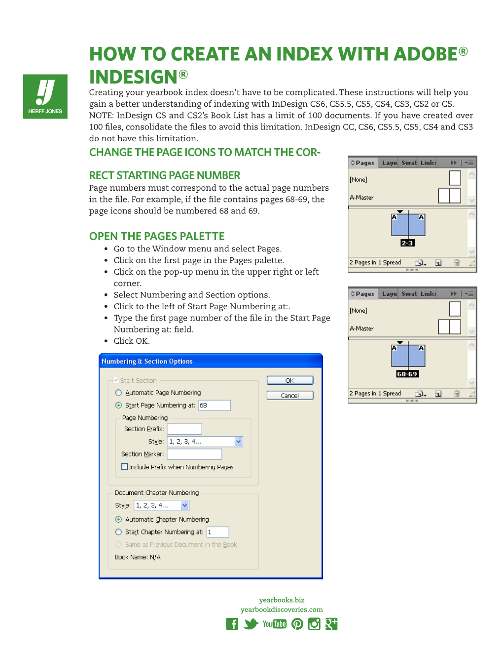 HOW to CREATE an INDEX with ADOBE® INDESIGN® Creating Your Yearbook Index Doesn’T Have to Be Complicated