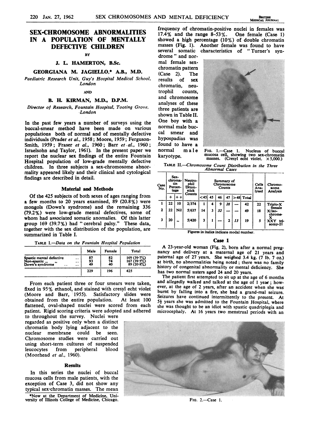 SEX-CHROMOSOME ABNORMALITIES 17.4% and the Range 8-53%