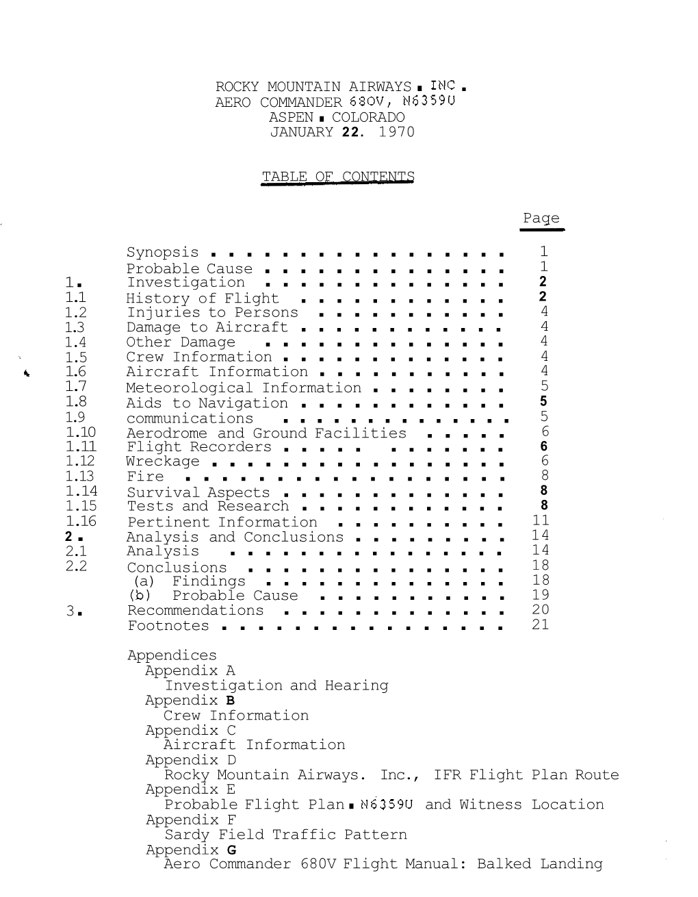 Ntsb/Aar-72-01