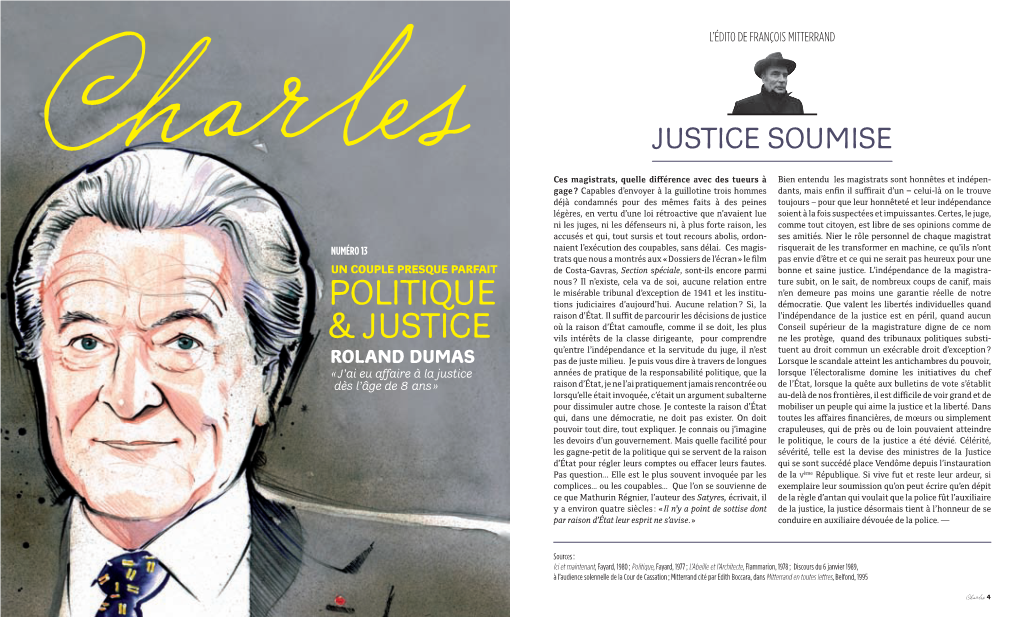 Politique & JUSTICE