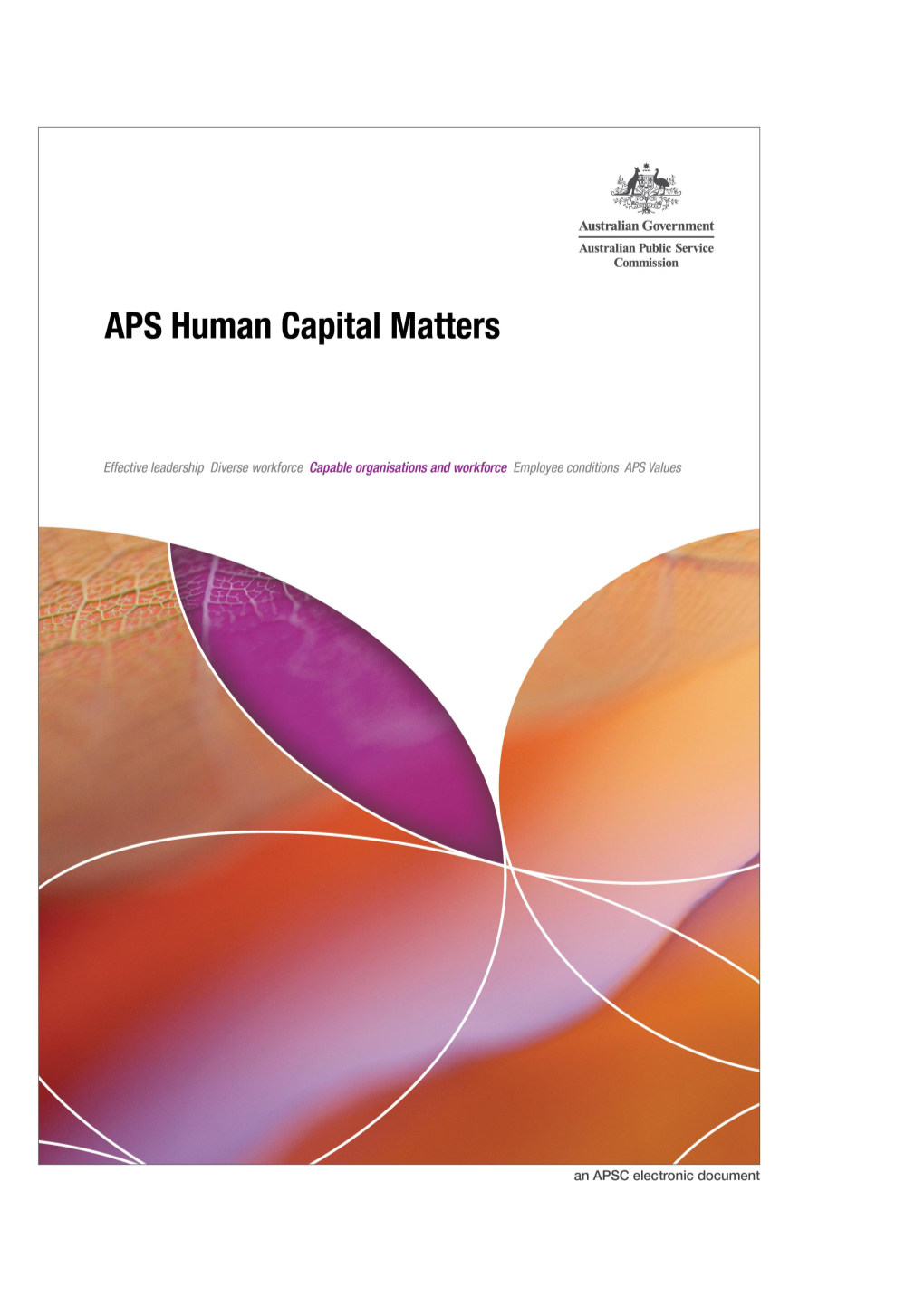 APS Human Capital Matters: Horizon Scanningjune 2014, Issue 5