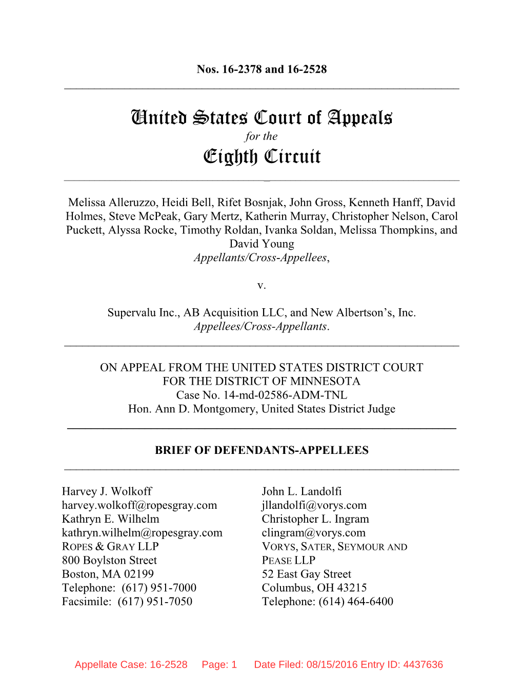 United States Court of Appeals Eighth Circuit