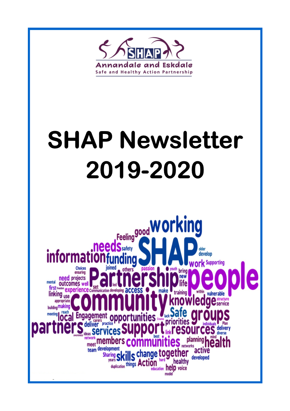 SHAP Newsletter 2019-2020
