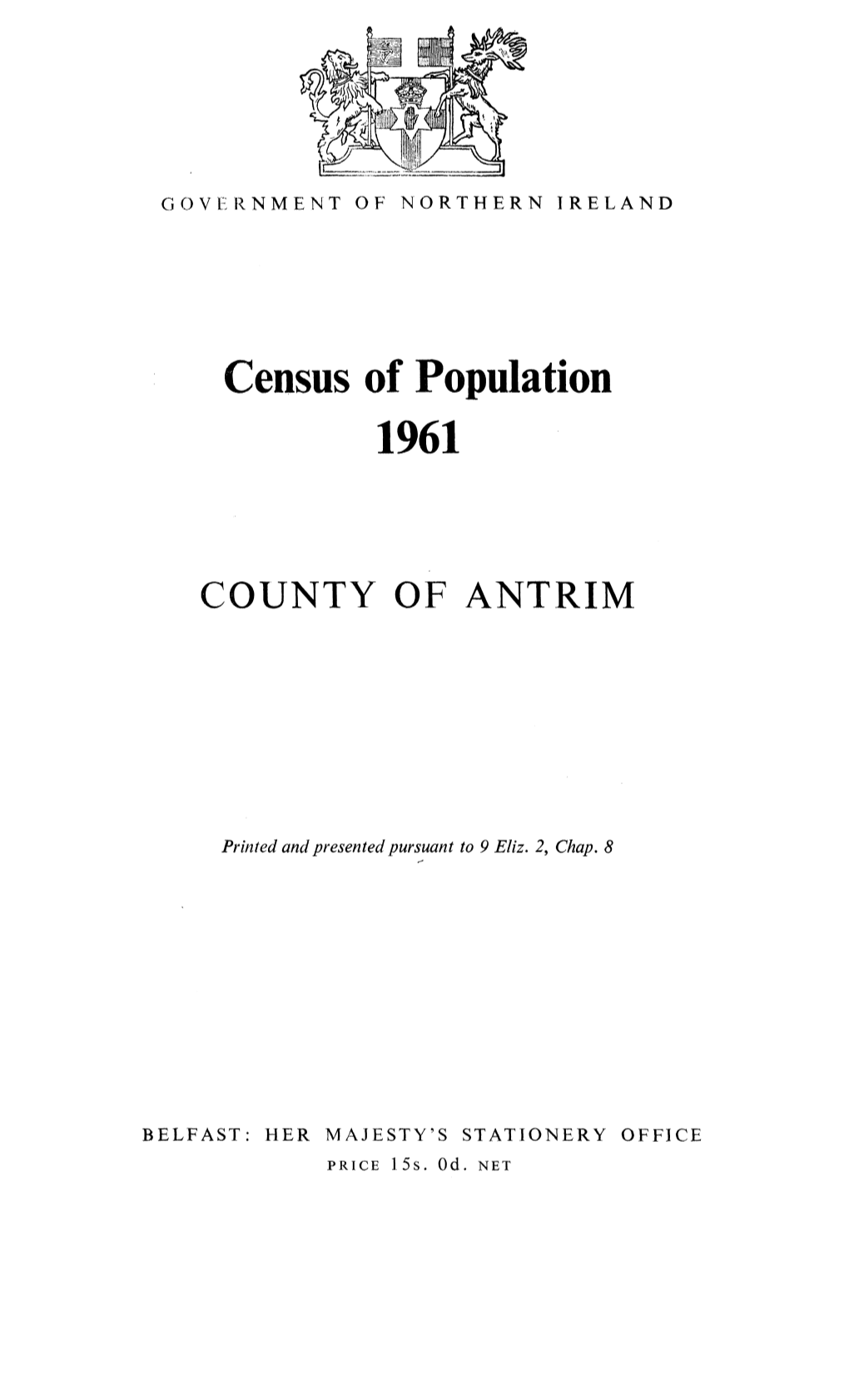 Census of Population 1961