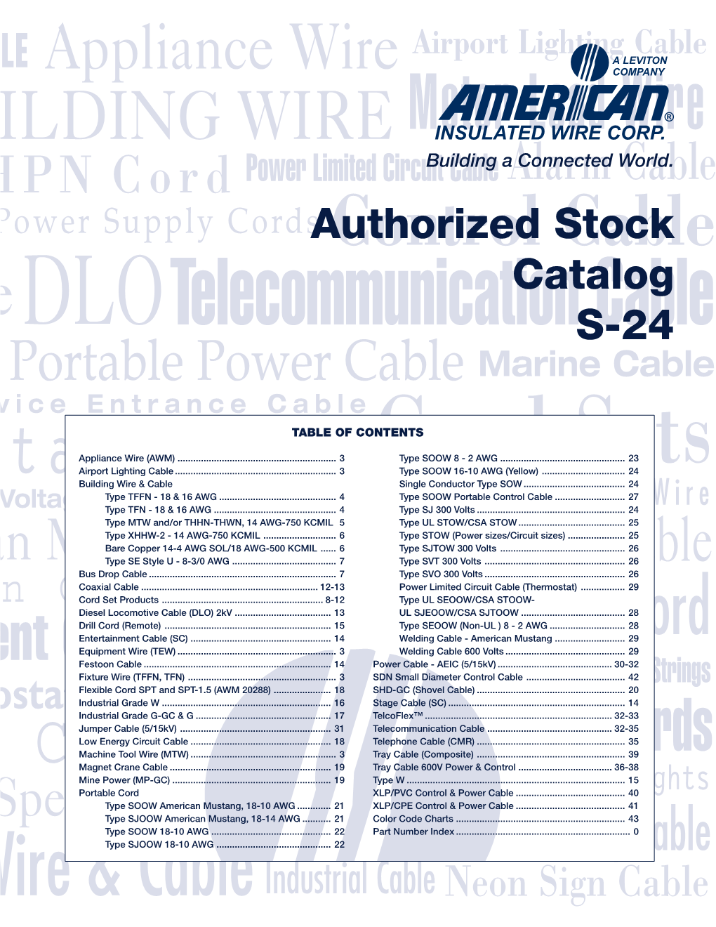 Authorized Stock Catalog S-24